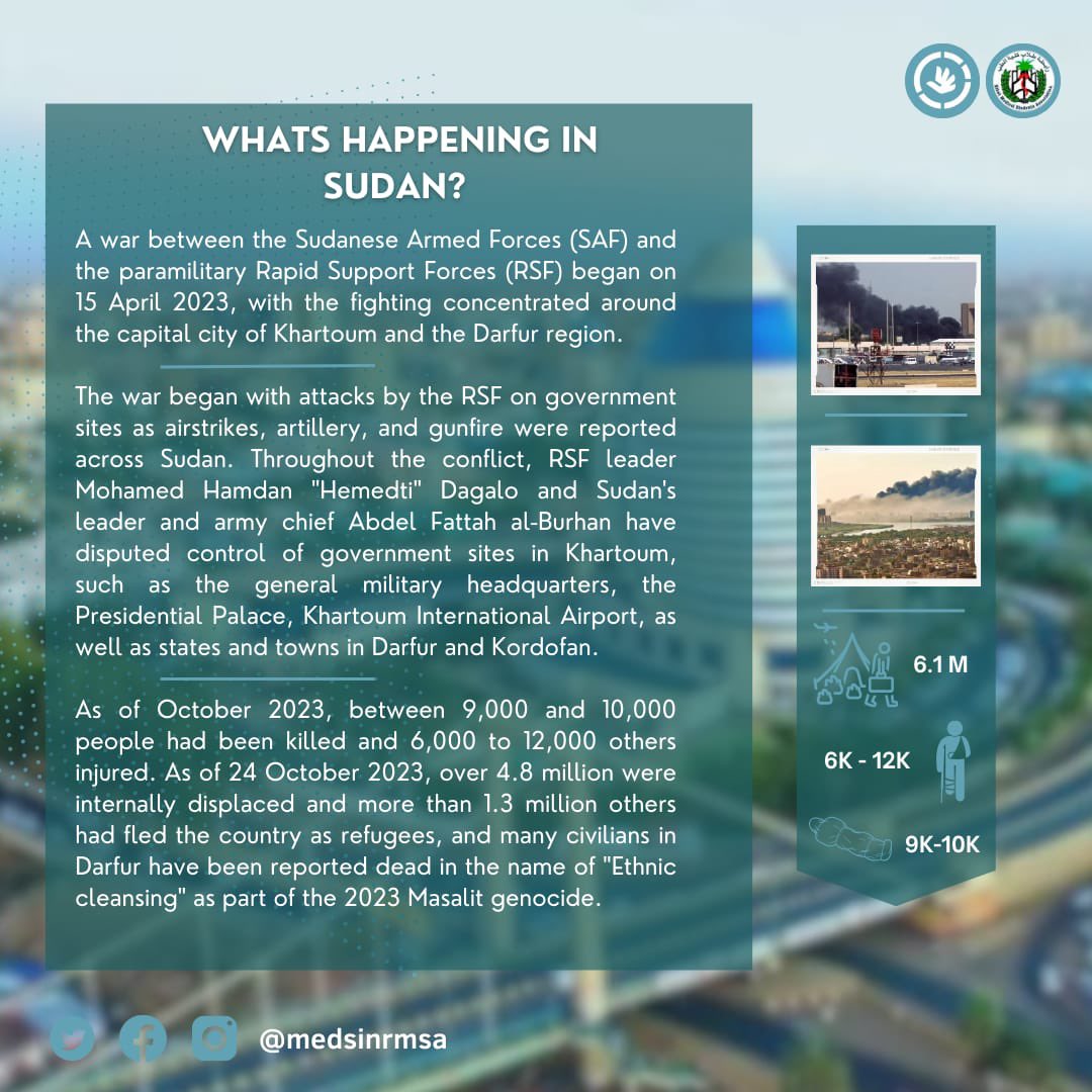 What is happening in Sudan in a concise way for all of you to easily spread around.

Please do not stop talking about Sudan!

If you saw it, its your responsibility to spread it.

#KeepEyesOnSudan
