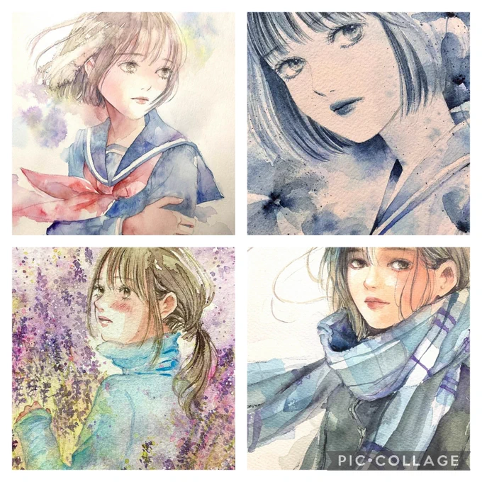 #2023年年末にまだ出会ってない作品に会えるタグ

年末ってなんでこんなに焦るんでしょう🥹
透明水彩で女の子描いてます🎨 