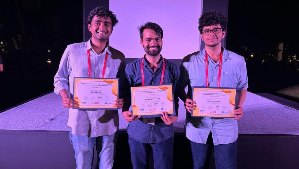IISc Computational and Data Sciences (@cdsiisc) on Twitter photo CDS students received multiple awards at the IEEE HiPC conference held in Goa <a href="/hipcconf/">IEEE HiPC 2023</a> <a href="/iiscbangalore/">IISc Bangalore</a>
cds.iisc.ac.in/multiple-award… CDS students received multiple awards at the IEEE HiPC conference held in Goa <a href="/hipcconf/">IEEE HiPC 2023</a> <a href="/iiscbangalore/">IISc Bangalore</a>
cds.iisc.ac.in/multiple-award…