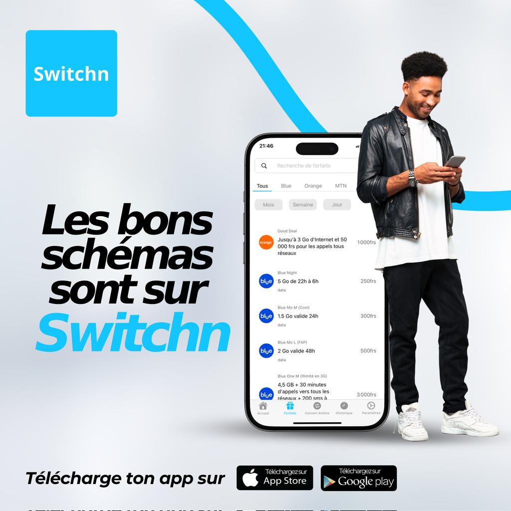 SwitchnLtd's tweet photo. 🎉 Le temps des fêtes ci là..., le bon Schéma c'est sur 𝗦𝗪𝗜𝗧𝗖𝗛𝗡 ! 😂😂
☺️ Télécharge seulement l'application disponible sur:
👉🏽Playstore: https://t.co/30wVpacAqA
👉🏽Appstore: https://t.co/rDEcFlWlFw
#Switchn #ForfaitsInternet #CreditDeCommunication #FêtedeFinDannée https://t.co/nHOetLazKW