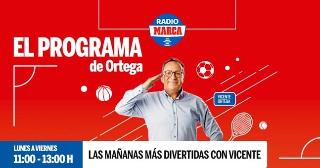 RadioMARCA's tweet photo. COMIENZAAAA el ÚNICO e INCONFUNDIBLE #ProgramaDeOrtega
Desde las 11:00 hasta las 13:00 horas
📻https://t.co/ilgsizI4uT https://t.co/dbArk9PBlJ