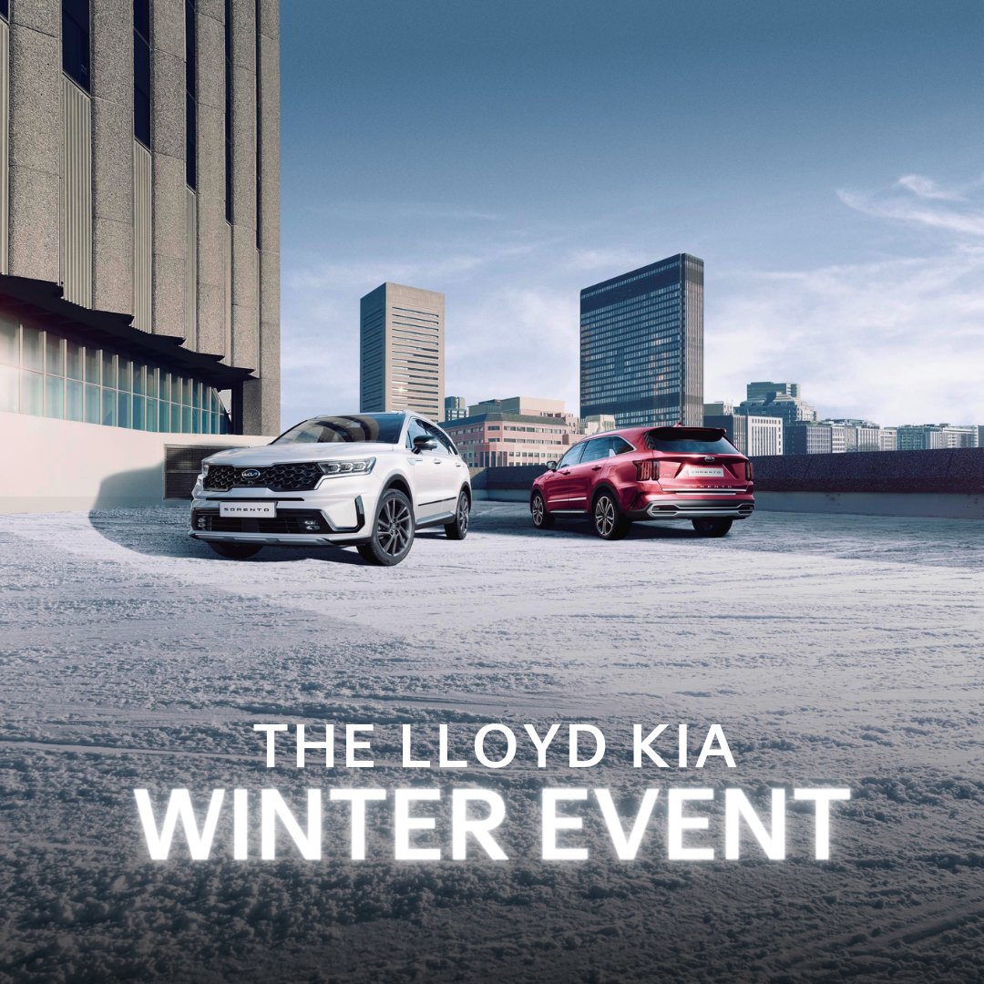 The Lloyd Winter Event is now on ❄️

Visit Lloyd Kia before 31 January and enjoy enhanced offers across a selection of Kia Approved and Assured used cars available for immediate delivery.

Visit bit.ly/3NqWs8r to   find out more!
