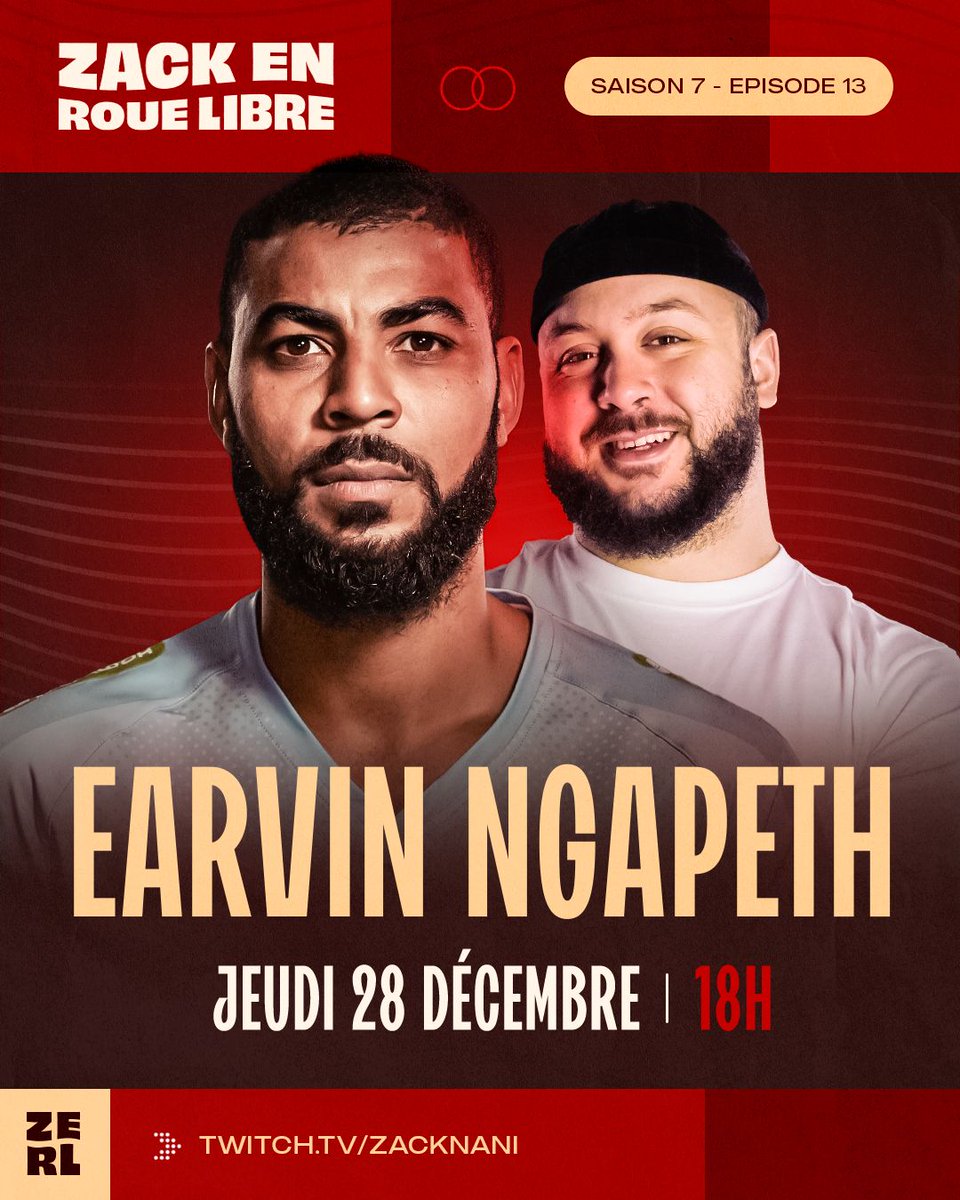 Zack_Nani's tweet photo. Dernière émission pour conclure cette belle année les amis et pour terminer on va s'intéresser au Volley 🏐

Zack en Roue Libre x @EarvinNgapeth c'est demain 18h sur ma chaîne 🧑‍🍳 https://t.co/2WOaCo3Ej8
