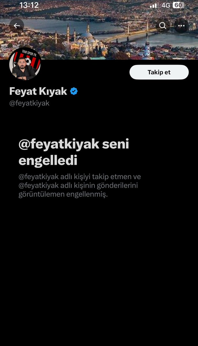 Engel atınca bizi görmeyeceğini sanıyor :)