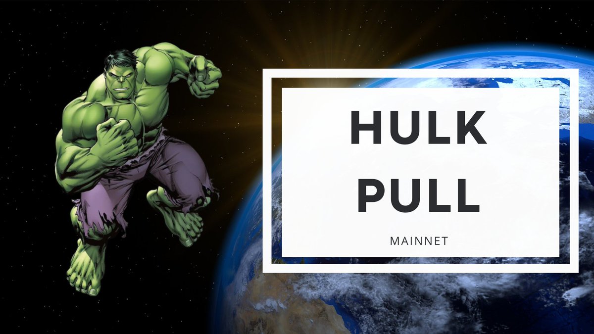 HulkPull's tweet photo. Big things are coming! 

Hulk Pull is gearing up for an exciting Mainnet launch, promising an experience that's as strong as the Hulk. 

Stay tuned for an unstoppable crypto adventure! 💥

https://t.co/5QZFB17Bil
https://t.co/9AngJ3t7Jz
https://t.co/QhiUEjbxze https://t.co/mQmF06lHSf