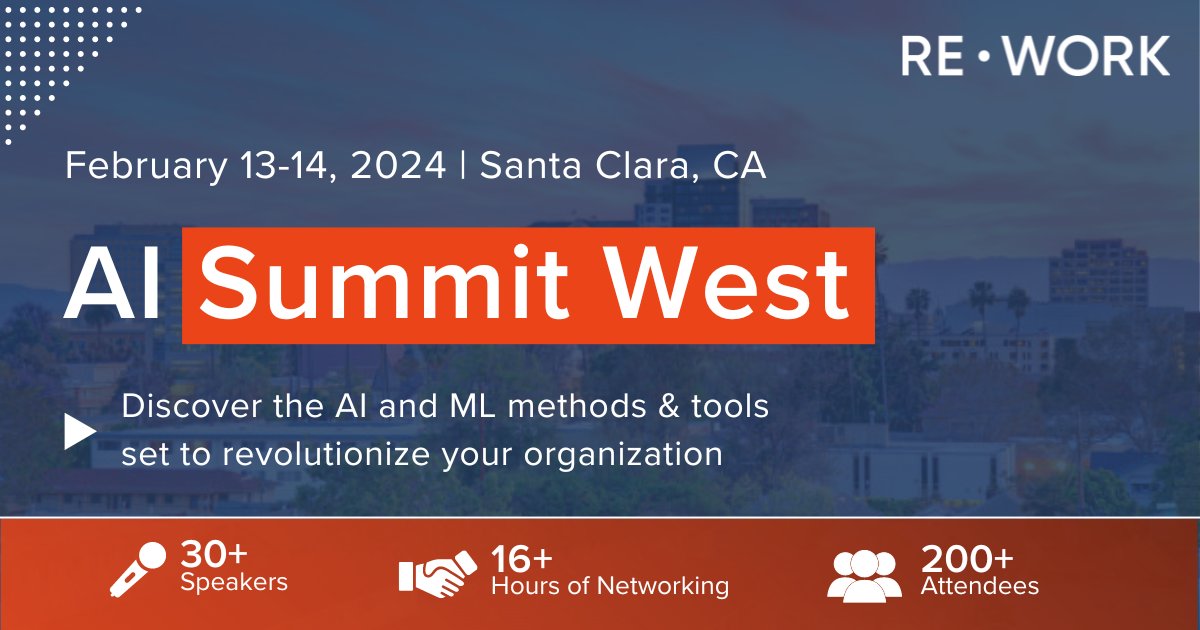 AI Summit West 2024: Unveiling the Future of Deep Learning and Enterprise AI on February 13-14, 2024 in Santa Clara, CA! 🎁🤖
#reworkAI #AI #rework #aisummitwest #AIsummit2024 #aisummitwest2024
fxmag.com/forex/ai-summi…