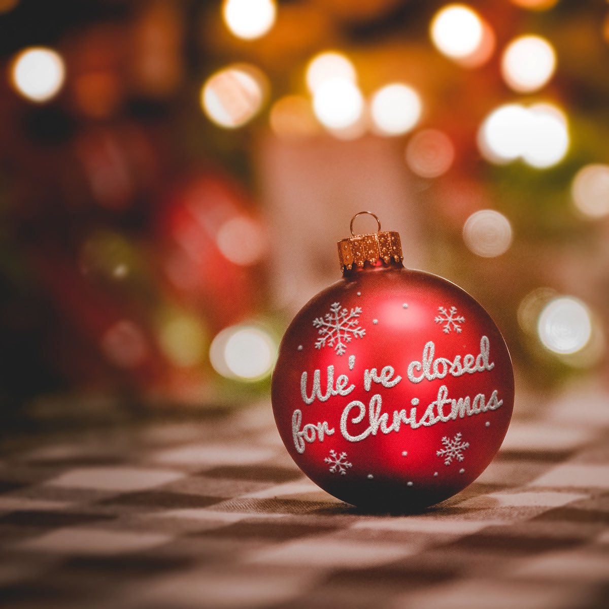 To allow our team a well-earned rest over the Christmas period, all branches are closed until Tuesday 2nd January