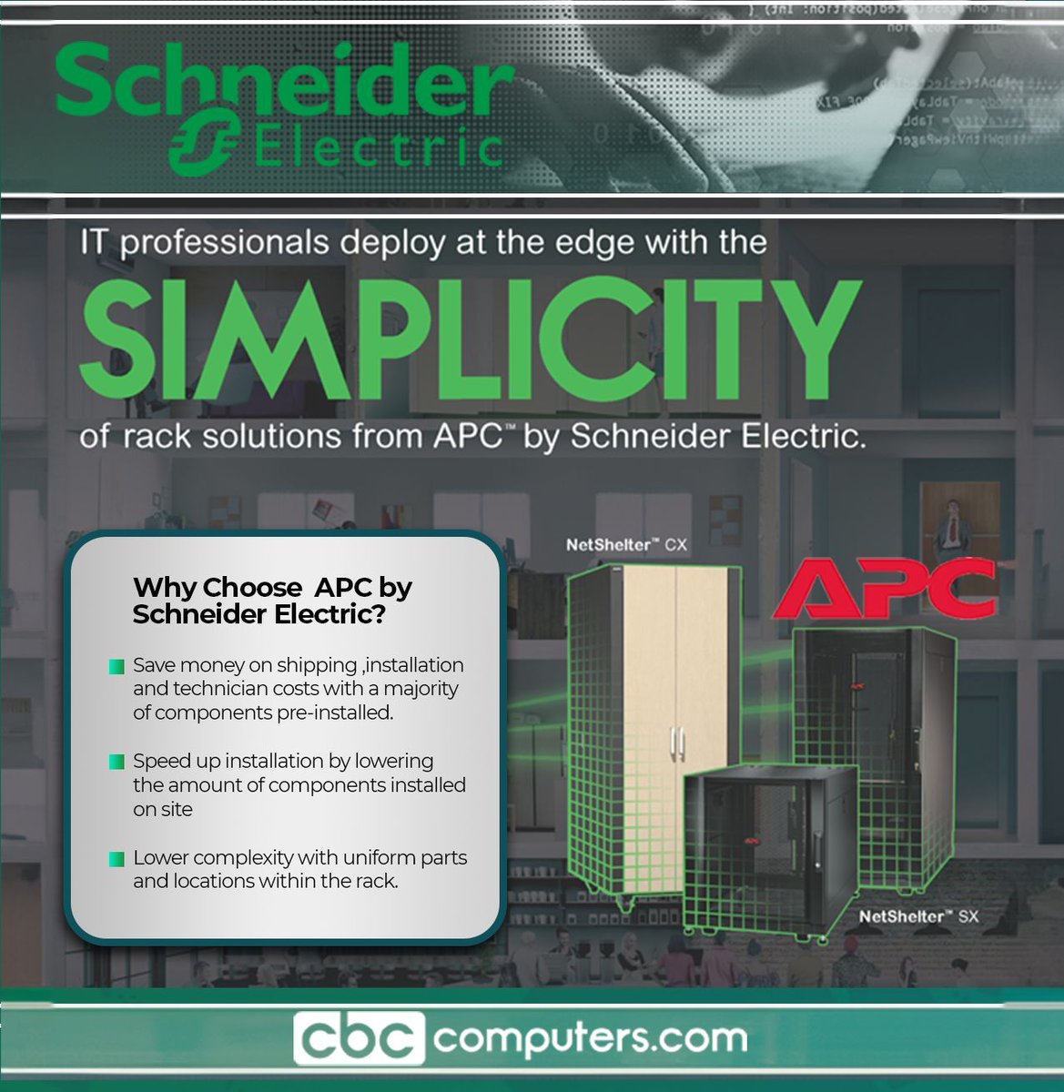 Empower education with APC by Schneider Electric! Their rack IT solutions ensure seamless connectivity, reliability, and efficiency for schools. 

# TechForSchools #APCInnovation #EdTechSolutions #RackITUpgrade #EducationTech #SmartSchools #InnovateWithAPC #PoweringEducation