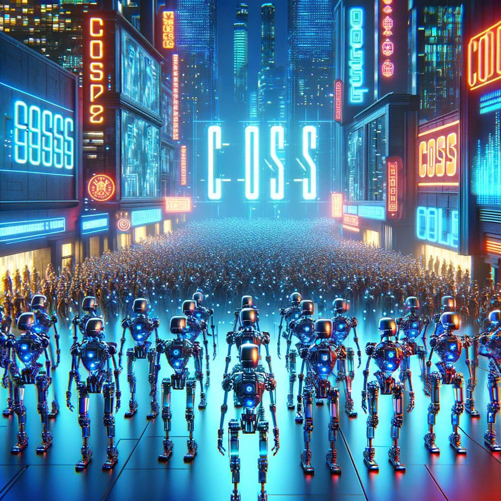 coss_market's tweet photo. We are working day and night to build the $COSS platform, from inside. However, many of our potential business partners are also demanding to see the prosperity from outside. 

Please, you and the holders around you, follow our X/twitter account and retweet!

Let the world see the power of $COSS community!