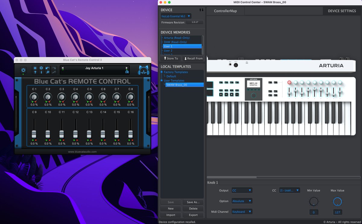 Sekrit_Studios's tweet image. .@bluecataudio I don&apos;t know how else to say this. I am attempting with yet another device (@ArturiaOfficial #KeyLab_Essential_61) to try to link your #Remote_Control software with no connection.  The #Learn function does not work on it in a &quot;Clear&quot; manner.  i&apos;m using #Stand_Alone