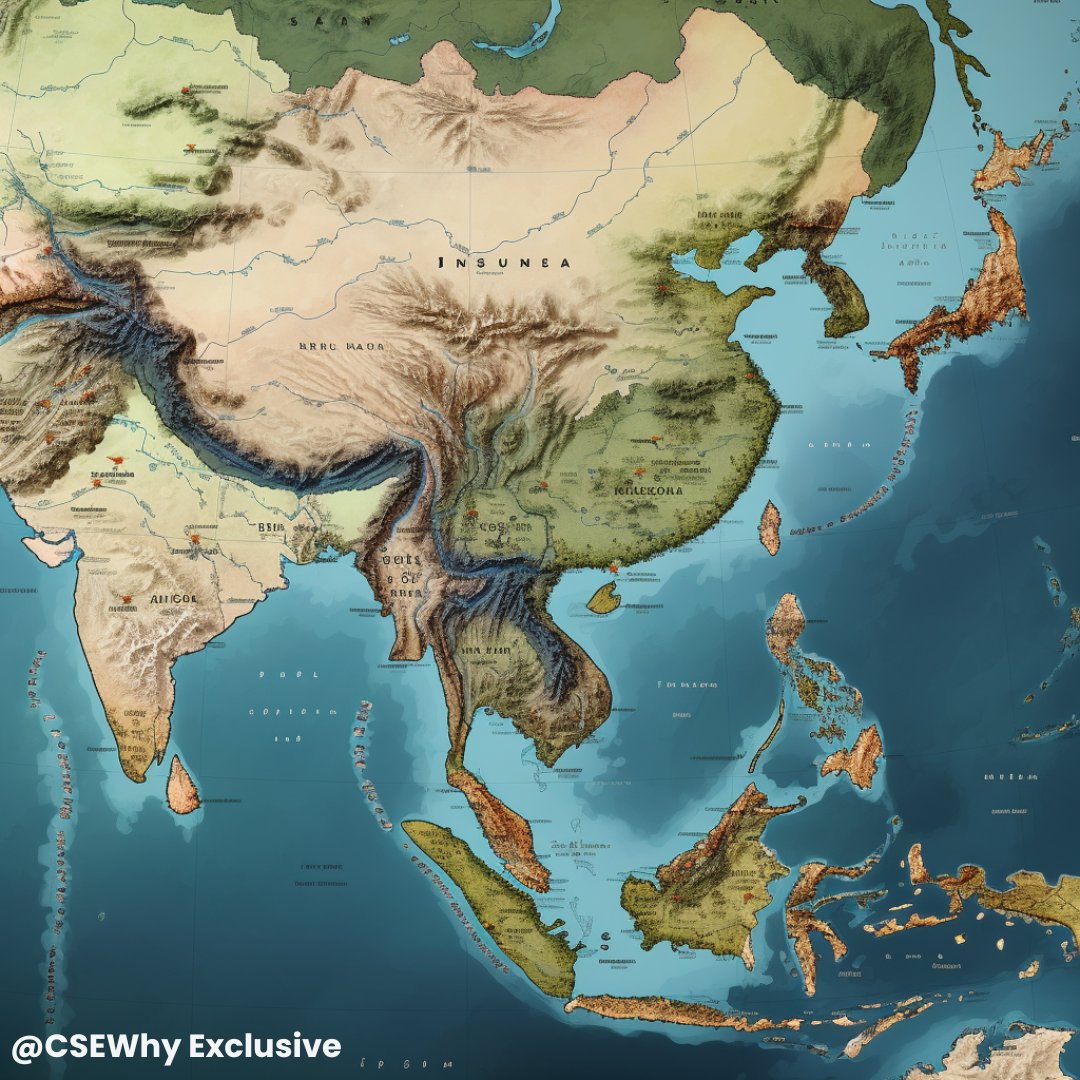 With #UPSCPrelims2024 heating up,

10 important Geography mnemonics in one🧵👇🏼

Bookmark to save to your #UPSC notes📚
