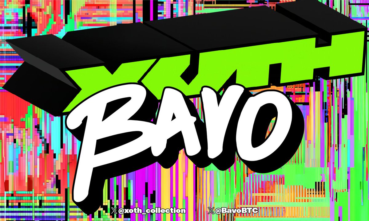 xoth_collection's tweet photo. 🔔 #XOTH is thrilled to announce a dazzling partner with @BavoBTC. We are committed to reshaping the valuation of future art assets within the #BTC ecosystem. 🎨
⭐️50U*3
1️⃣Follow @xoth_collection & @BavoBTC
2️⃣RT➕💚
3️⃣join our TG & https://t.co/mwEEMine0j
⏰a week
#Giveaway https://t.co/QDrq3Gtmk7