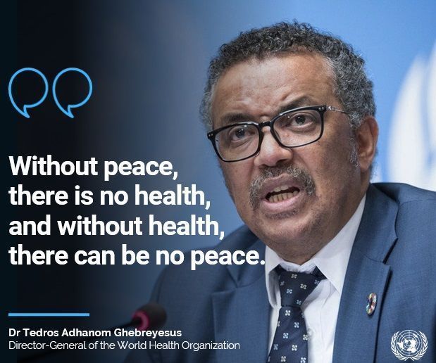2023 saw significant milestones and challenges in global public health but also immense and avoidable suffering, @DrTedros said. 'Without peace, there is no health, and without health, there can be no peace,' the @WHO Director-General added. 📄 buff.ly/3TEMGDx