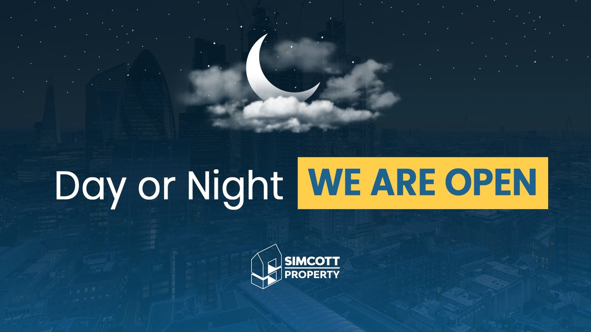SimcottProperty's tweet photo. When the moon is up not everyone sleeps, we are still working for any out of hours emergencies.

#SimcottProperty365 #CustomerCare #Property #Construction #OutOfHours #Support #Building https://t.co/Dd3SfPswYF