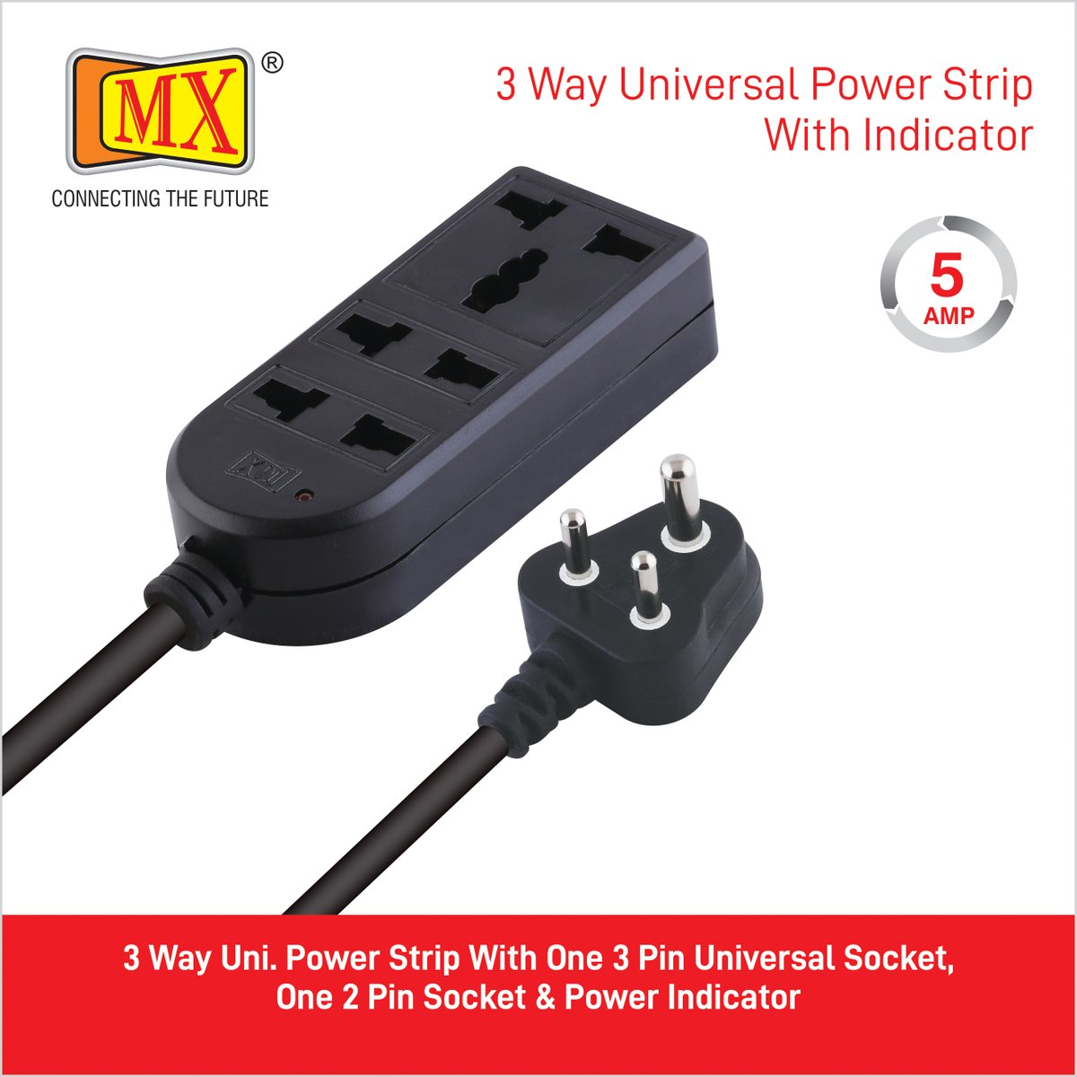 mx_electronics's tweet image. Discover Unmatched Convenience with the 3-Way Power Strip – The Versatile Multi-Socket Solution for All Your Power Requirements.

Explore further at: rb.gy/82oy0

#adapter #powersocket #multiplug #universalsocket #charger #indianplug #technology #ElectricalAdapter #MX
