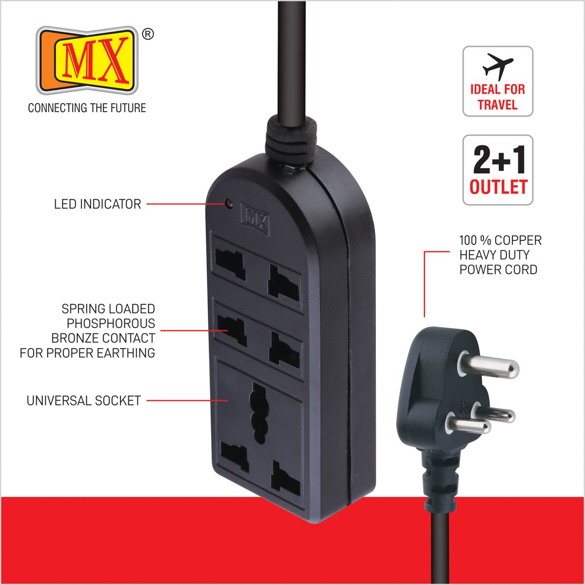 mx_electronics's tweet image. Discover Unmatched Convenience with the 3-Way Power Strip – The Versatile Multi-Socket Solution for All Your Power Requirements.

Explore further at: rb.gy/82oy0

#adapter #powersocket #multiplug #universalsocket #charger #indianplug #technology #ElectricalAdapter #MX