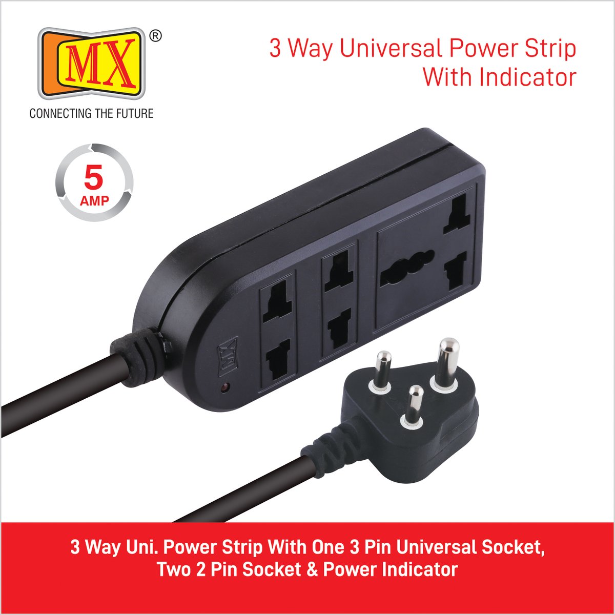 mx_electronics's tweet image. Discover Unmatched Convenience with the 3-Way Power Strip – The Versatile Multi-Socket Solution for All Your Power Requirements.

Explore further at: rb.gy/82oy0

#adapter #powersocket #multiplug #universalsocket #charger #indianplug #technology #ElectricalAdapter #MX