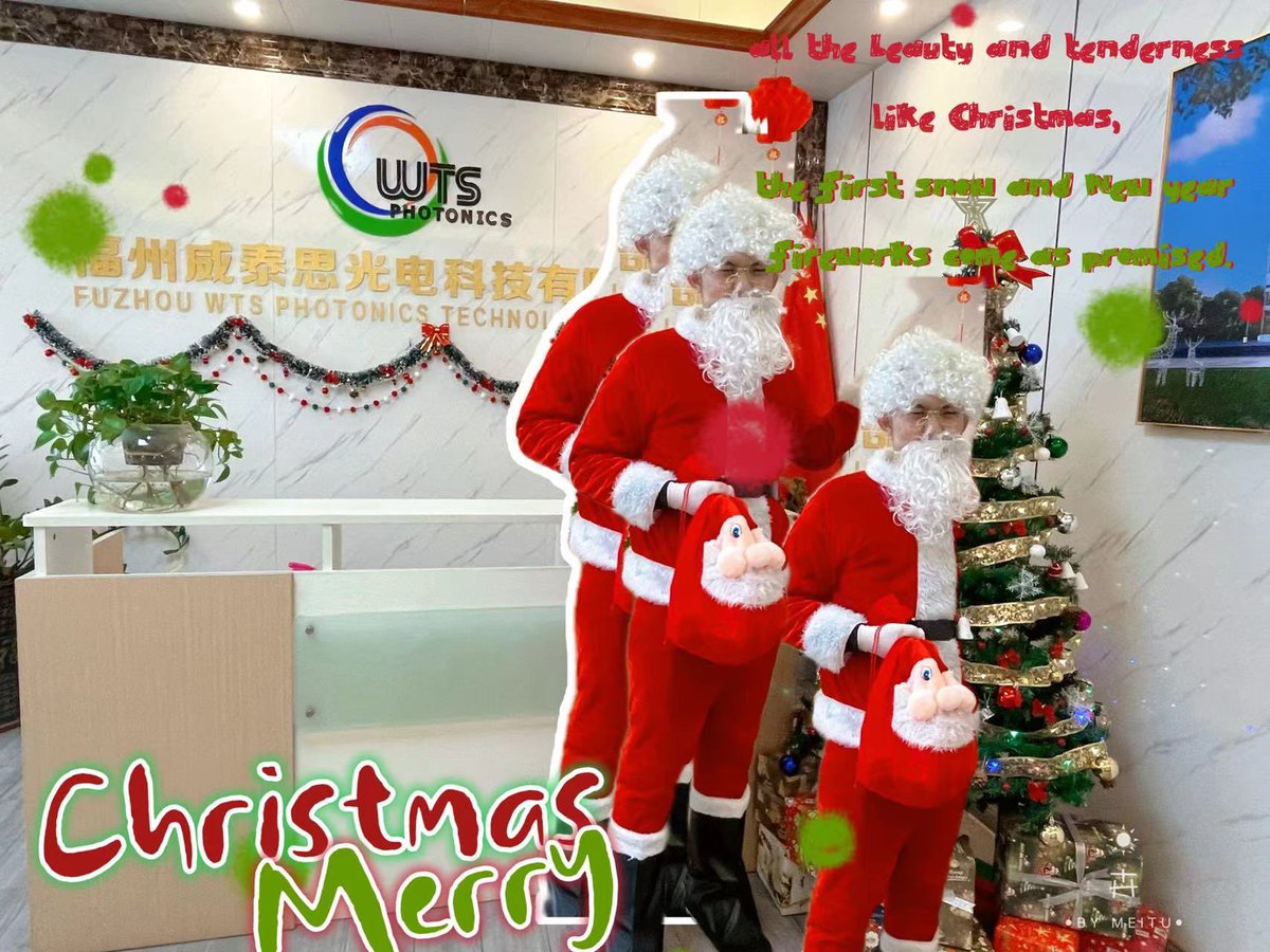 WTSPHOTONICS's tweet photo. Happy Holiday Season. Wish you have one lovely and warm holiday and Prosperous, Happy Year 2024. https://t.co/p9f8ozNkiL