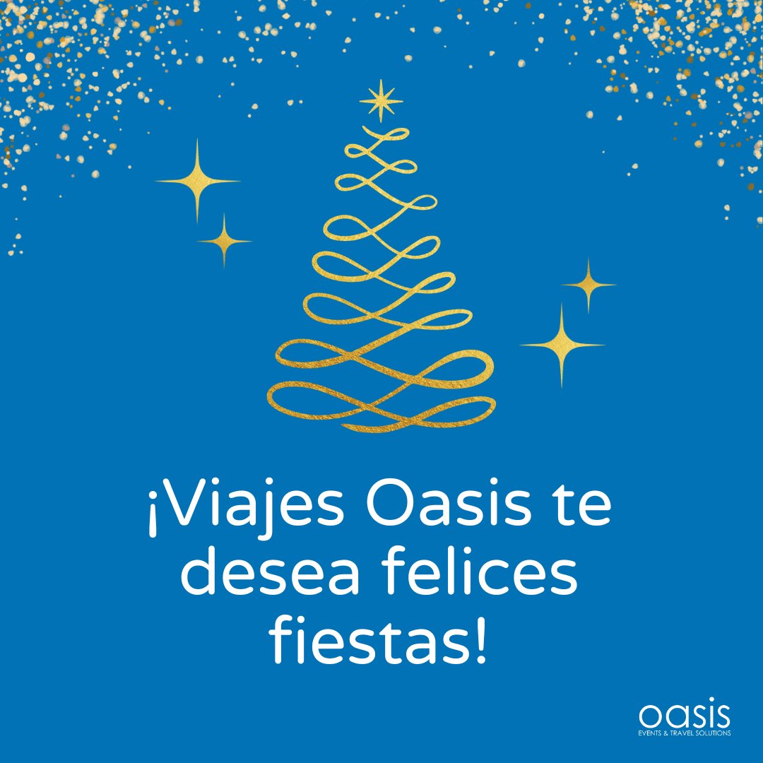 OasisMeetings's tweet photo. El equipo de VIAJES OASIS te desea unas felices fiestas 🥂

¡Por un 2024 lleno de eventos y congresos inolvidables! 🎄🌟
.
.
.
#Oasis #OasisMeetings #OasisEvents #Congresos #Reuniones #Convenciones #Eventos #Ciencia #Navidad #FelizNavidad #ProsperoAñoNuevo https://t.co/pQbybzEMNm