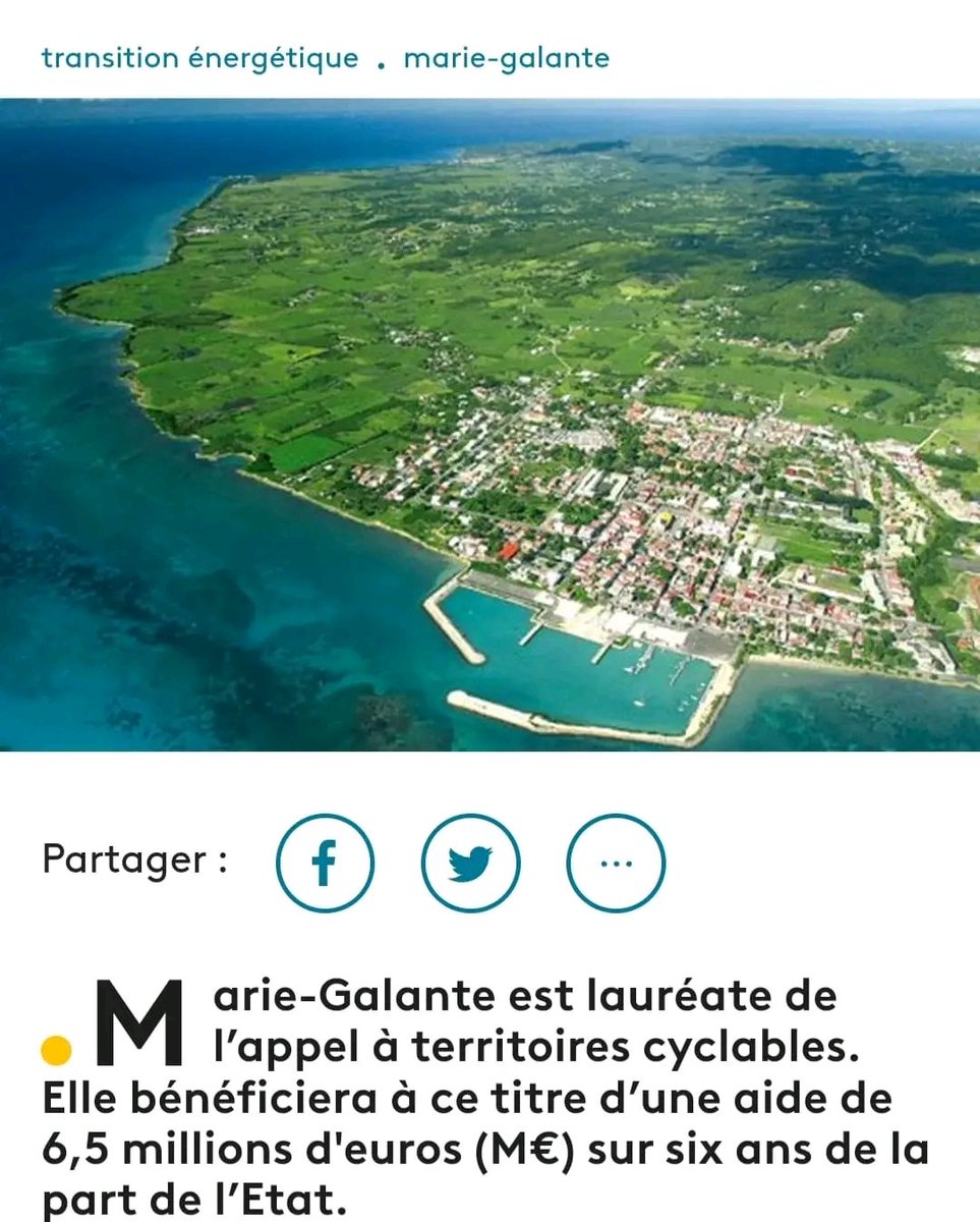 Le résultat d'un travail acharné 
#mariegalante #Guadeloupe #vélo #pistecyclable #developpementdurable #CCMG

Article: lien en commentaire