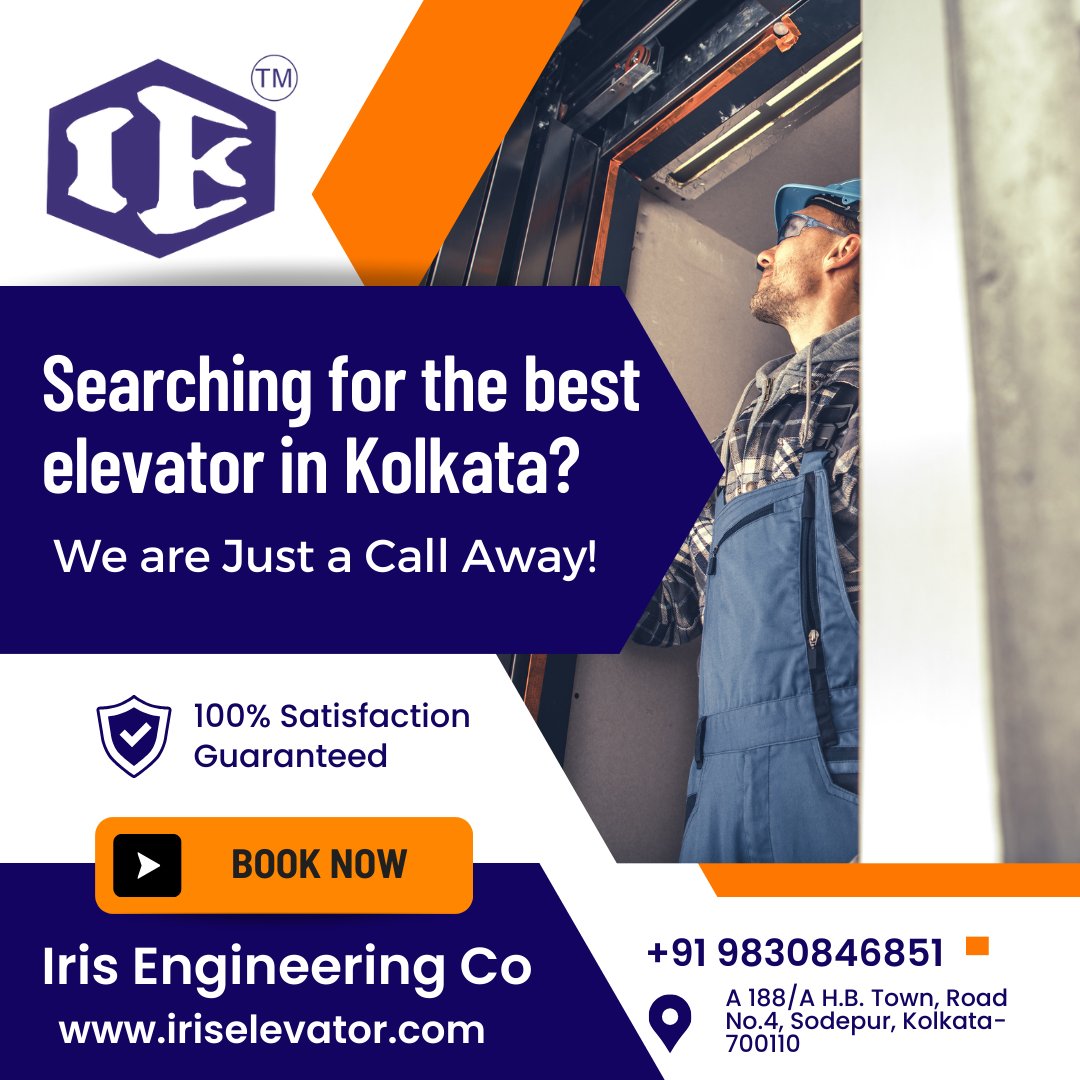 irisengineer's tweet image. Searching for the best elevator in Kolkata? We are Just a Call Away!
Website: iriselevator.com
#liftelevator #elevatorservice #irisengineering #liftmanufacturerinkolkata #liftmaintenance