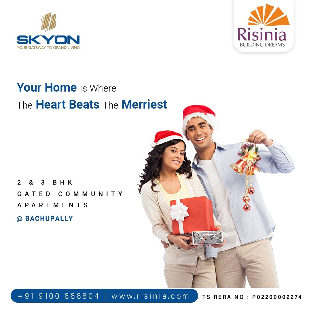 Here, your happiness grows with every moment. This sanctuary in Bachupally elevates your lifestyle, bringing you the modern living you've dreamt of.

#risinia #risiniabuilders #risiniaskyon #flatsinhyderabad #apartmentsinhyderabad #buyflats