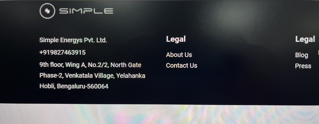 HumbreShailesh's tweet image. @SimpleEnergyEV is this a legitimate website? bcoz it’s allowing to book scooters with payment option (full/partial/emi). I called on the number, but the guy’s language was fishy. If it’s not a genuine then take appropriate action please #SimpleEnergy #SimpleDotOne