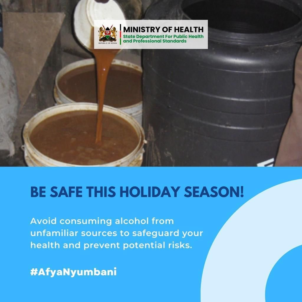 Stay safe during this festive season! Protect your health by avoiding alcohol from unknown sources to minimize potential risks.