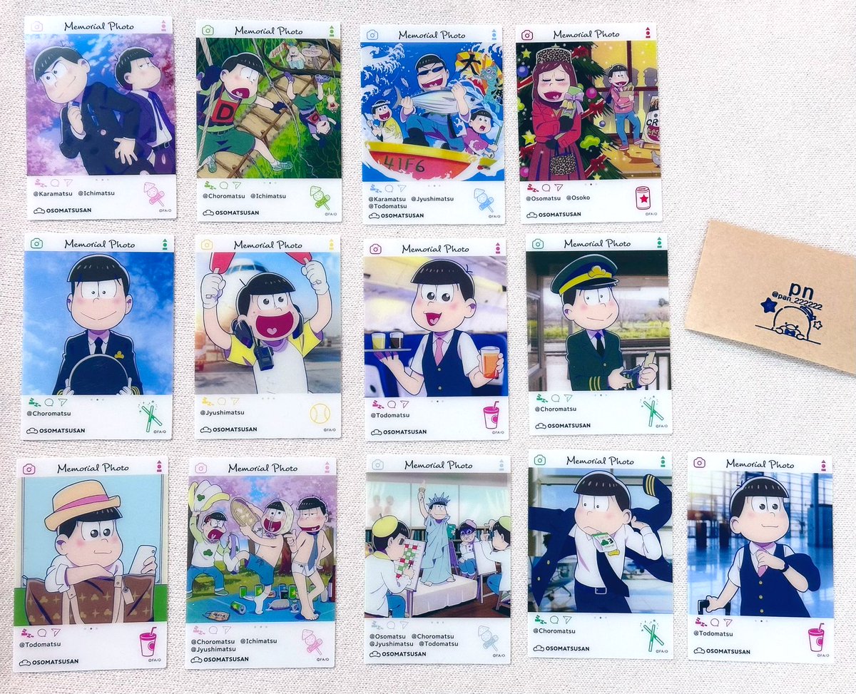 pan_222222's tweet photo. 【譲渡・交換】エンスカイ おそ松さん エモカ EMOCA

譲▷ おそ松 カラ松 チョロ松 一松 十四松 トド松 
求▷ ツリー参照 又は¥110(+送料)

郵送でのお取引希望です。発送はお正月明け頃でお願いします。 https://t.co/qbleyeqbOZ