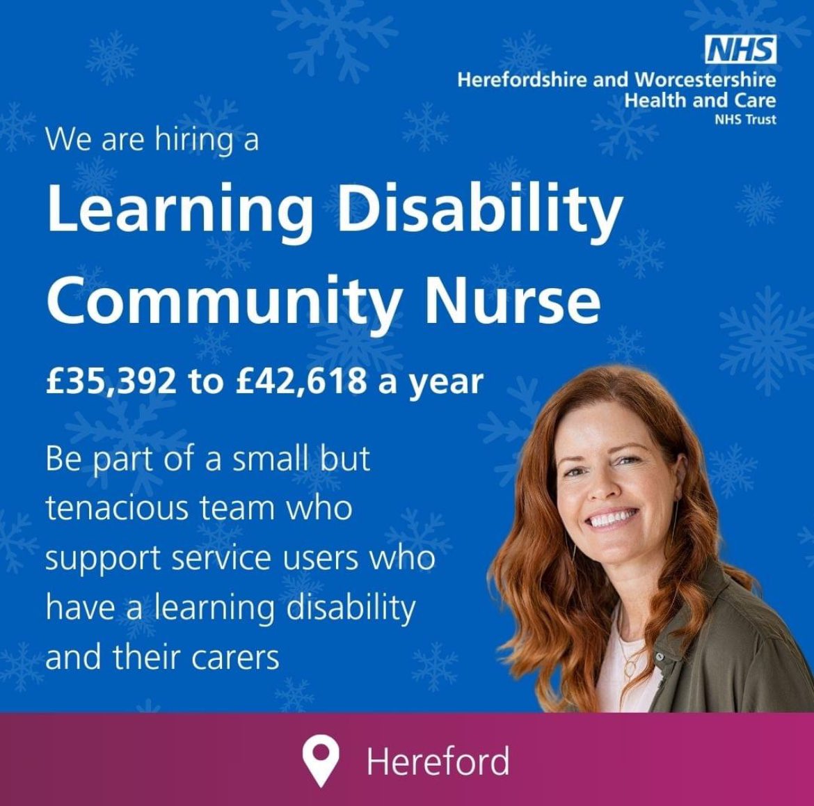 Beverley Hardiman (@bevver) on Twitter photo Please share far and wide!
jobs.nhs.uk/candidate/joba…
<a href="/DaviesSaff/">Saff Davies 💙🇺🇦</a> <a href="/colleen2879/">Colleen Brady</a> <a href="/Katyjane45/">Kathryn Hankins 💙</a> <a href="/raig2505/">Ross Golightly (ACP, RNLD)</a> <a href="/HWHCT_LDCom/">Herefordshire Community Learning Disability Team</a> Please share far and wide!
jobs.nhs.uk/candidate/joba…
<a href="/DaviesSaff/">Saff Davies 💙🇺🇦</a> <a href="/colleen2879/">Colleen Brady</a> <a href="/Katyjane45/">Kathryn Hankins 💙</a> <a href="/raig2505/">Ross Golightly (ACP, RNLD)</a> <a href="/HWHCT_LDCom/">Herefordshire Community Learning Disability Team</a>