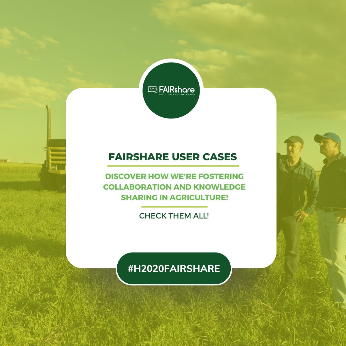 Dive into the world of FAIRshare's User Cases and discover how we're fostering collaboration and knowledge sharing in agriculture. 🌐🤝  

User cases – Fairshare Project (buff.ly/47DyoHi) 

#Collaboration #KnowledgeSharing #H2020FAIRshare
