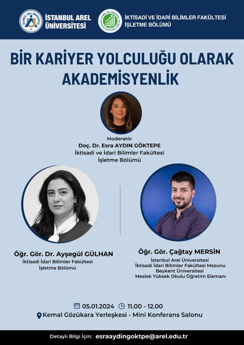 İstanbul Arel Üniversitesi İİBF tweet media