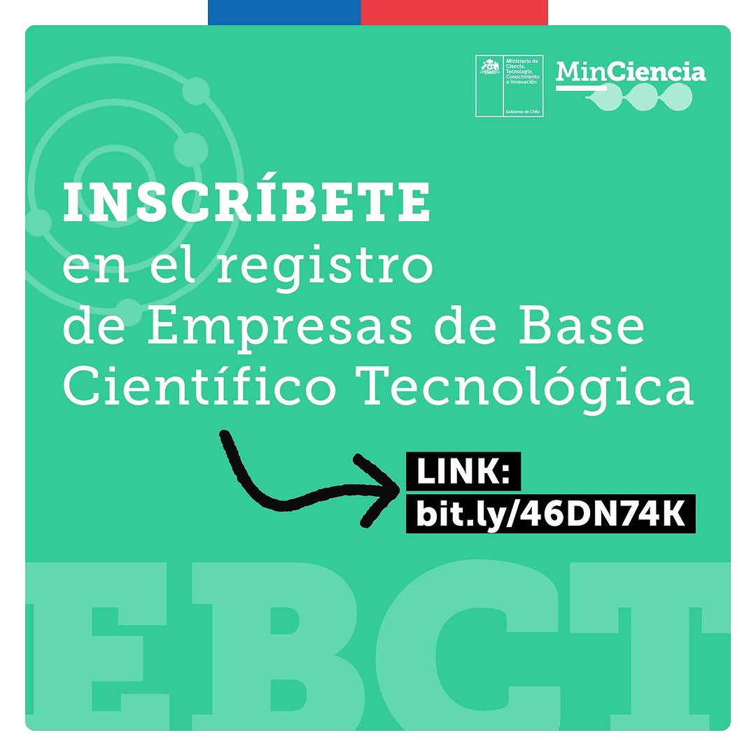 SeremiCienciaB's tweet photo. ¡No te quedes fuera! 🖐🏼 Ingresa al siguiente link e inscríbete en el Registro de Empresas de Base Científico-Tecnológica #EBCT del #MinCiencia.
¡Te esperamos en 📲 https://t.co/qAgDIjlX7B ! https://t.co/3ePgrZn4Bw
