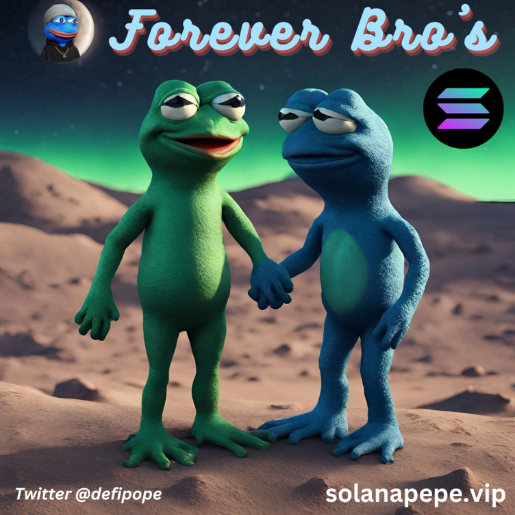 BTCnews666's tweet photo. 📷$PEPE on ETH and #SPEPE on SOL Solana are forever bro's, don't fade on the little blue bro now with a 1000x potential. https://t.co/SsuY0qk7QZ