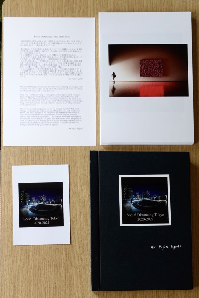 aftphotography's tweet photo. …and I’m in the middle of creating a handmade photo book "Social Distancing Tokyo 2020-2021”. It will be done within a week. Thanks again for your order.
#photobook #soldwork #thankyou https://t.co/nKBePQN1xp