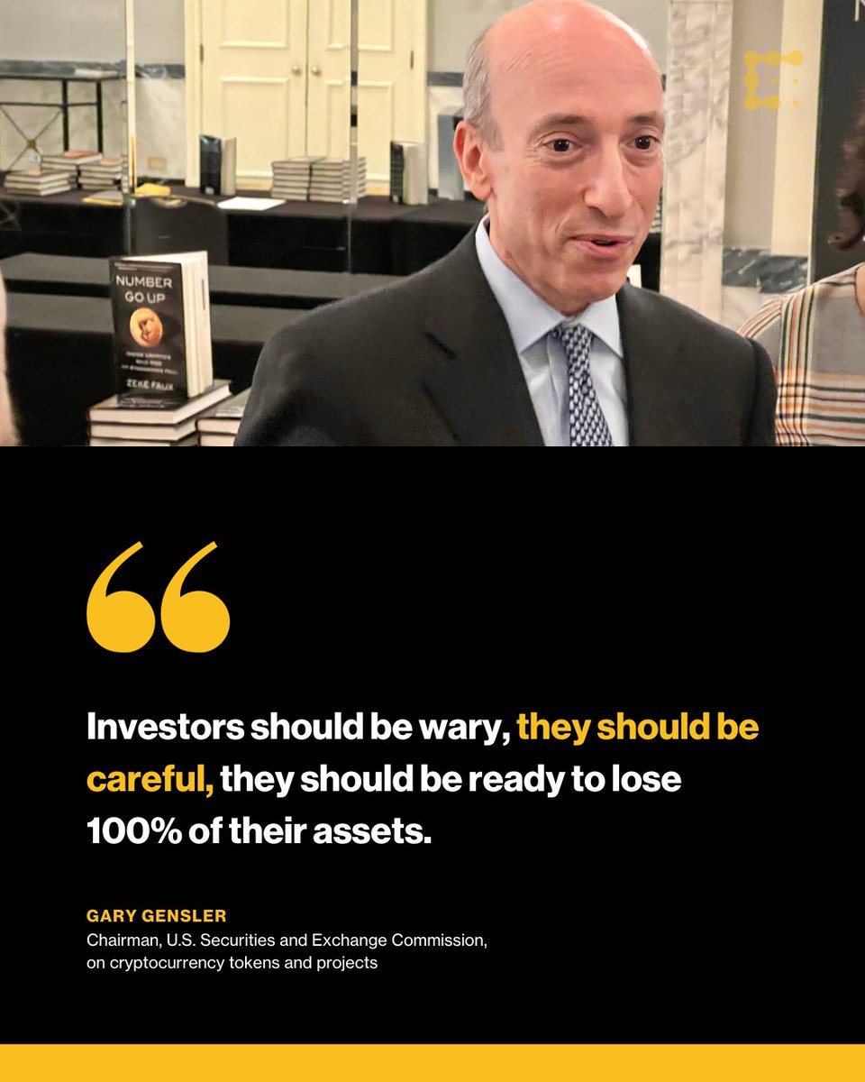 .<a href="/GaryGensler/">Gary Gensler</a> questions the real value proposition of most of the tokens he sees as crypto securities.

Many of these projects are just "speculative investment contracts," he says.
coindesk.com/policy/2023/12…