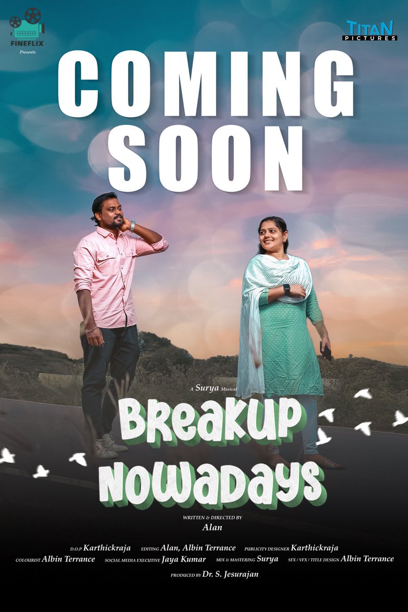 FineFlix_Offl's tweet photo. Hello Guys, We are so excited to announce that we are bringing poster and first look for ‘Breakup Nowadays’ from 90’s kids. Thank you so much people ❤️ for the love and blessings✨
#breakupnowadays #90skids #fineflix 

@Alan_d_Rew @AlbinTerrance @FineFlix_Offl https://t.co/NAVQomMAQ7