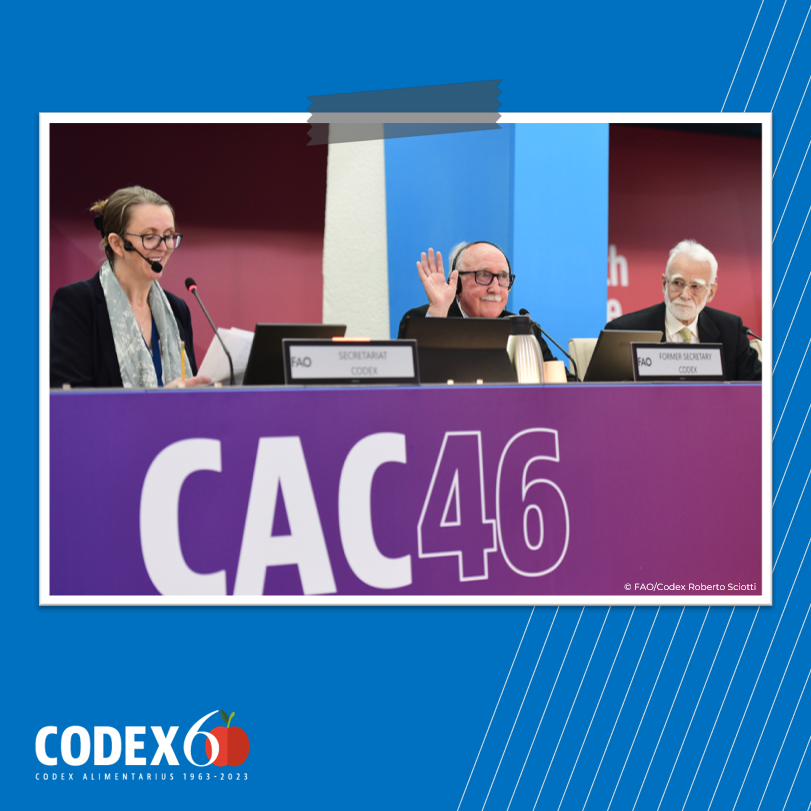 FAOWHOCodex's tweet photo. 📰 | #CodexNews | Celebrating the international forum for food safety standards.
➕ℹ️➡️ https://t.co/CT2giKmOeN
#Codex60 | #FoodSafety https://t.co/1L1U1NsIAa