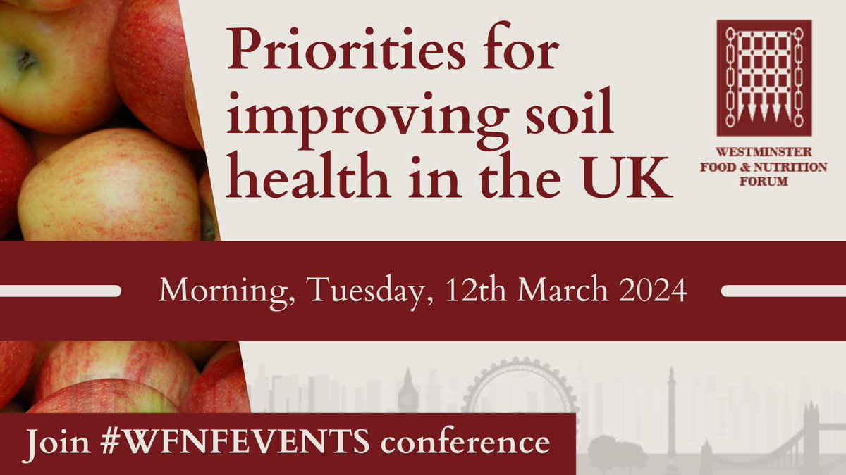 An exciting upcoming forum focussing on action on the ground westminsterforumprojects.co.uk/agenda/Soil-He…