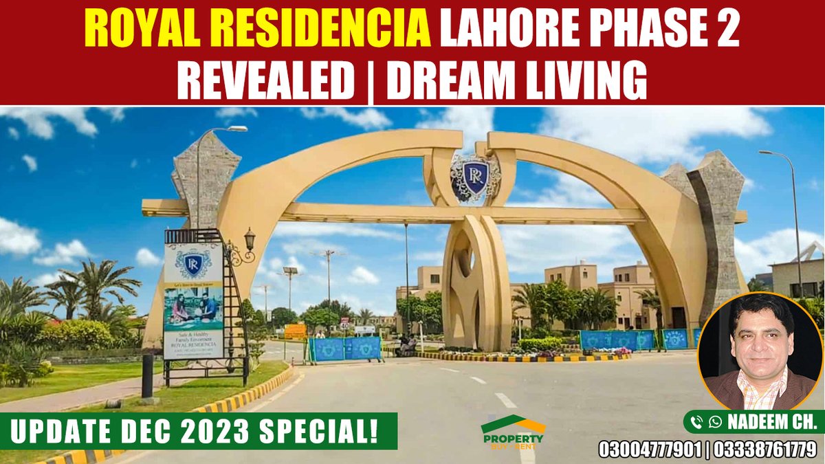 Propertybu50210's tweet image. Exploring Elegance at Royal Residencia Lahore Phase 2!

Hey everyone!  Just had the most amazing on-site visit to Royal Residencia.

Here's the link below:

youtu.be/nl61oHfc0Tg

#RoyalResidencia #lahoreproperty #luxuryliving #DreamHome #propertyfinder #investmentopportunity