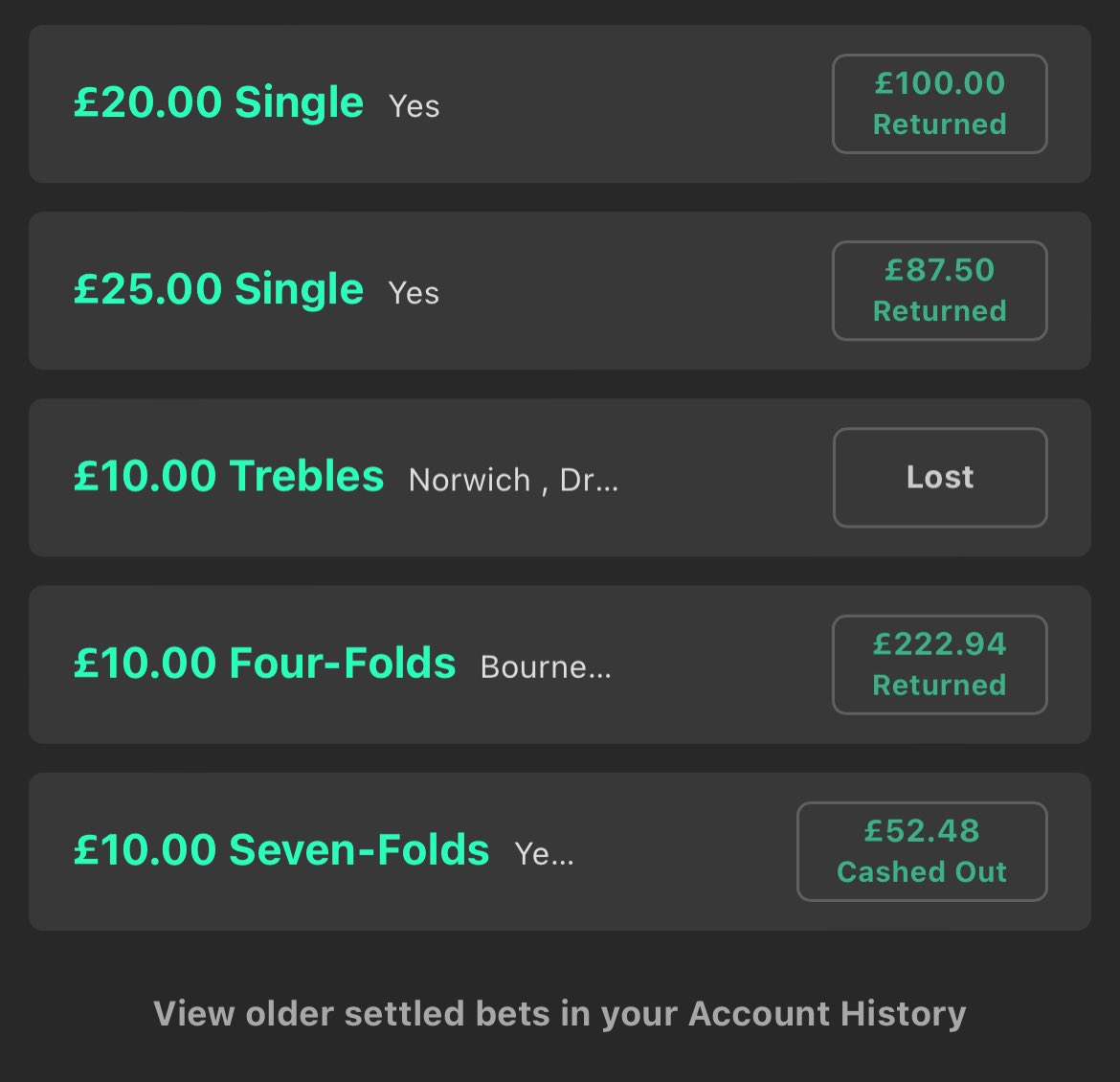 FormleFootball's tweet image. Decent week 👌 #sportsbettingpicks
