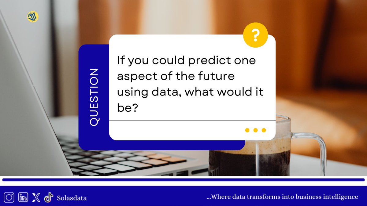 SolasData's tweet photo. Drop your comments below,letβs play π
#AI #datastrategy #datainbusiness #business #businessproblems #datascience #dataanalytics #nigeriabusiness #uk #solasdata #solasagency #data #businesstransformation
#dataanlyticsforbusiness
#solvingbusinessproblems #dataenginerring #datavis https://t.co/ghrwCr8CAg