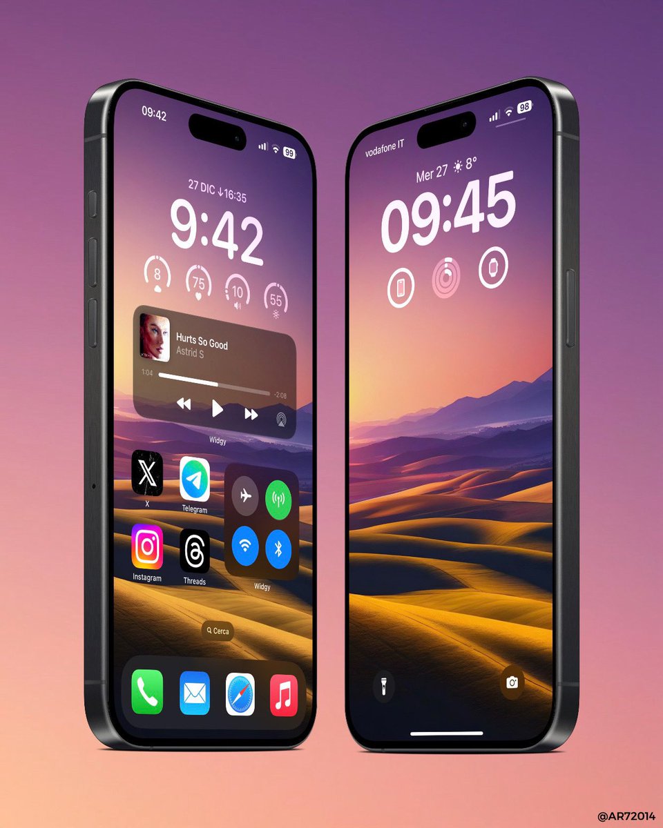 AR72014's tweet photo. #wallpapers #wallpaper #lockscreen #homescreen #iOS17 #iPhone 

—— 📱Setup Today ——

• Wallpaper 

Scenery Sunset By @AR72014 

https://t.co/SN6j0DNI8m

• Widget (Big) By Geysonalvarenga 

https://t.co/b04F7tG21p

Widgy app 

https://t.co/72feR8HrXX https://t.co/yemcCl0hQo