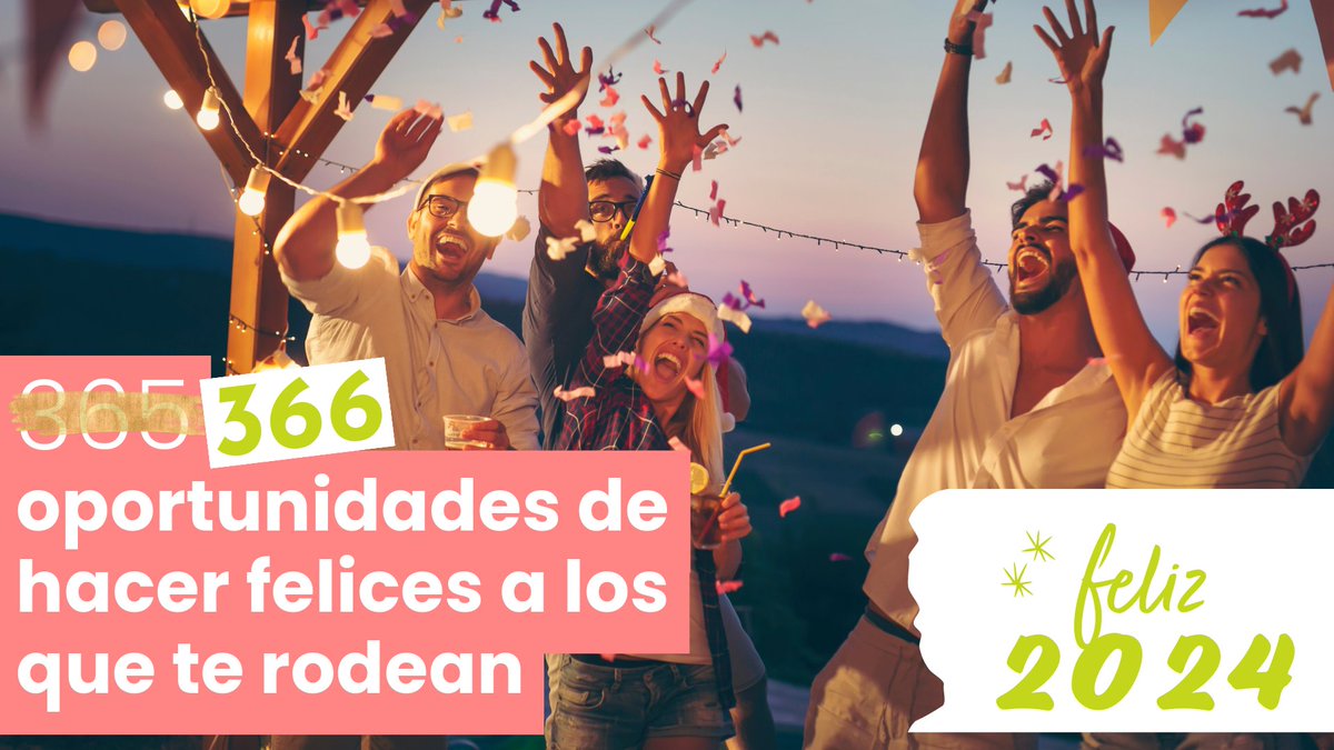 En Click&amp;Gift pensamos que cada día es una oportunidad de demostrar cariño a nuestros amigos y familiares.
La buena noticia: este año 2024 habrá una día más para comunicarse con ellos.
Nos encantará estar a tu lado para ayudarte en acertar con todos. ¡Feliz año nuevo!