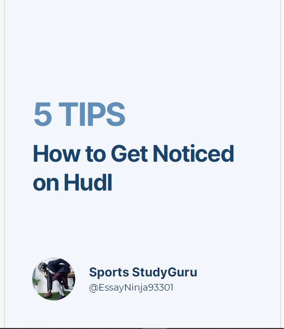 🚀 Elevate your game and accelerate your recruitment journey with the FREE guide to optimizing HUDL! 🏈🏀Unlock insider tips from the sports study guru to showcase your best on and off the field. 

#Footballplayer #CollegeFootballPlayoff #NBA #CollegeVBTransfers #CollegeNaESPN