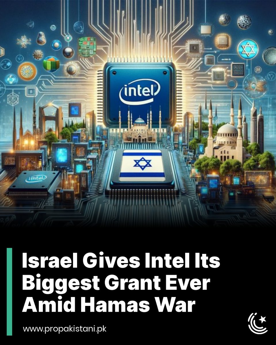 ProPakistaniPK's tweet photo. Intel is establishing a $25 billion chip factory in Israel.
Read More: https://t.co/LnvymqfH7D
#Intel #Israel #Grant #ChipFabrication #FabricationPlant #ChipFab #ChipFactory https://t.co/T5cirigJFe