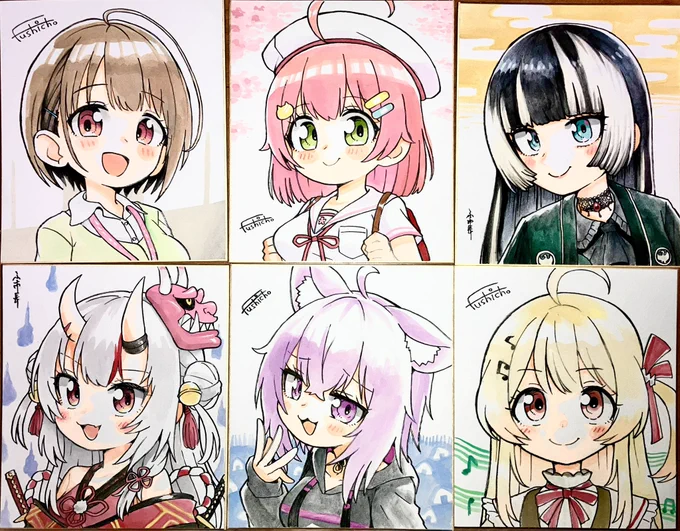 冬コミ持ってく色紙です(その3) 