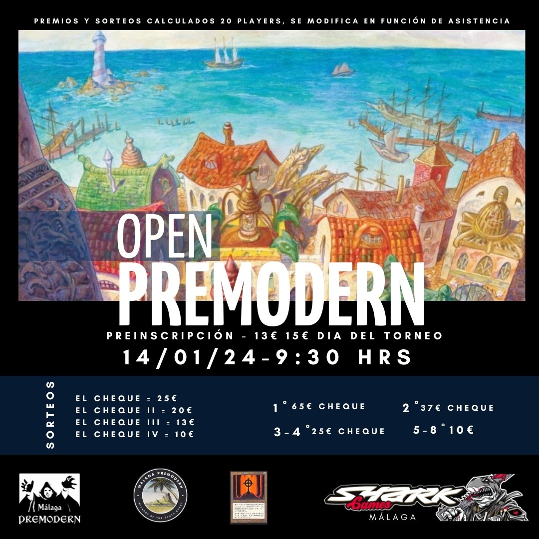 Vuelve el Open!!, torneo con top para empezar el año!!
#MTGpremodern