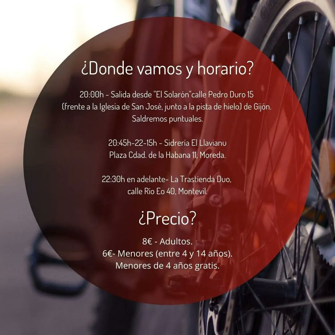 AsturiesConBici's tweet photo. ‼El 29 de Diciembre nos vamos de Bicitapeo Navideño por #Gijon. ¿ Te vas a perder este evento tan divertido? 
🕐 20.00 h en El Solaron
Con @criticaxixon 🖤
🚲 #movilidad #sostenibilidad https://t.co/ZeMUoQvHZi