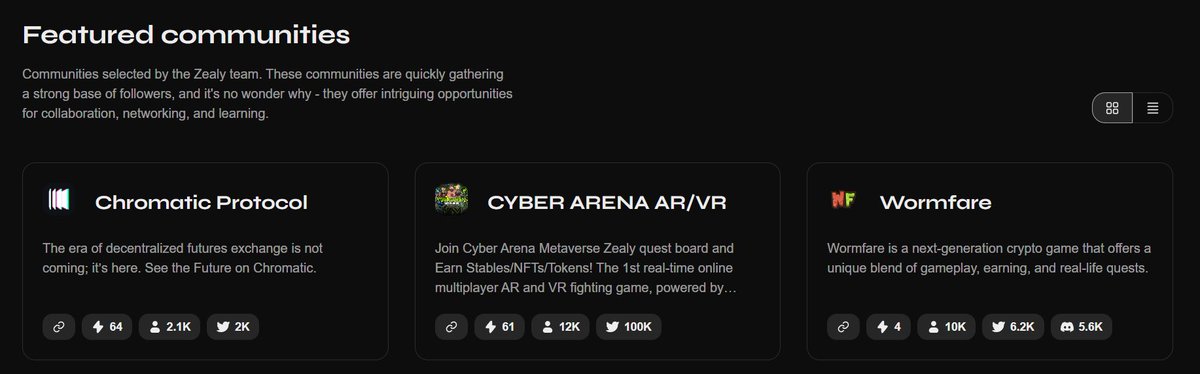 We want to share this wonderful news with you 🤩

Wormfare in the top 3 platform <a href="/zealy_io/">Zealy</a> 🎉🥳

Thanks to everyone who supports us 🧡

Join our #Zealy right now 👉 zealy.io/c/wormfare/que…